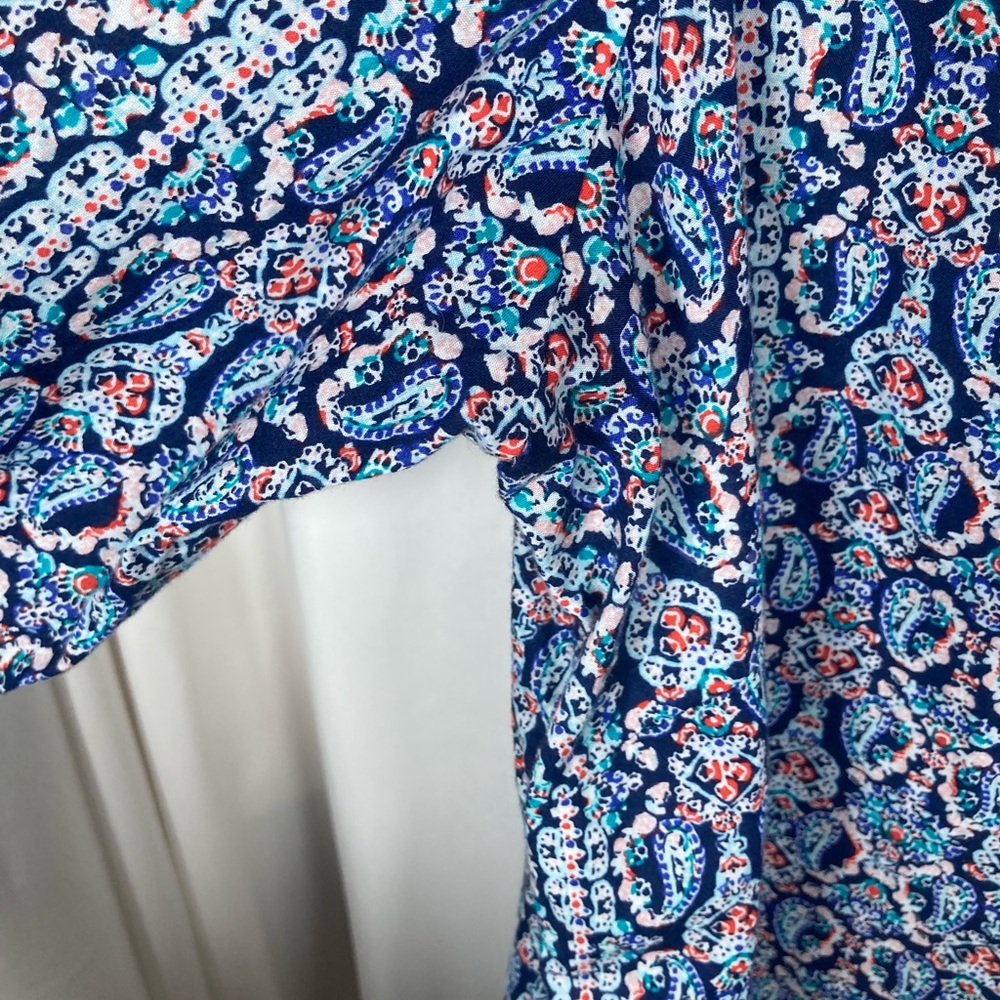 Talbots Multicolor Patterned Blouse - image 7